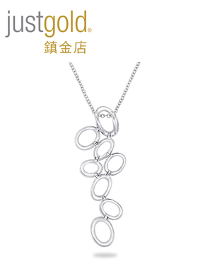 镇金店简约大方风银吊坠