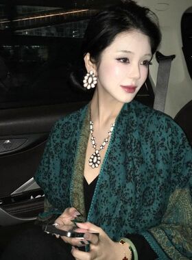 董香复古披风斗篷旅游披肩女外搭