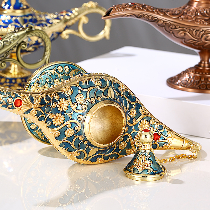 New Aladdin Magic Lamp Decoration Miniature Figurines Europe - 图1