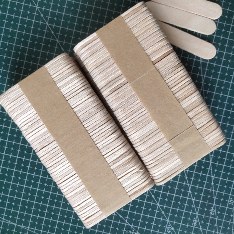 雪糕棒冰棍棒diy烘焙材料小木片木棒 手工制作耗材模型材料雪糕棍 - 图1