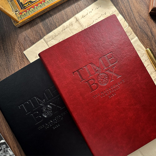 TIMEBOX 2026年度记事本365天加厚B5每日记录本A5时间管理效率日记本线装办公记录本 - 图0