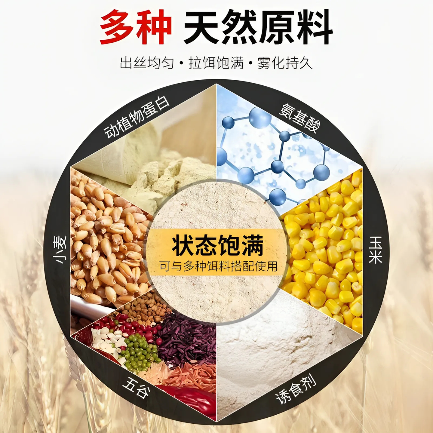 龙王恨高品拉丝粉野钓专用小麦蛋白饵料状态粉钓鱼强力粘粉拉大球