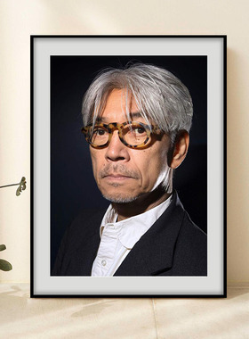 琴房现代风格装饰画坂本龙一挂画
