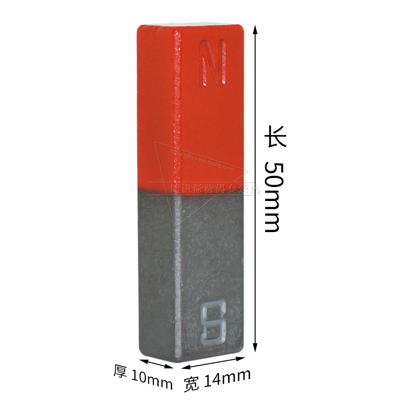 实验教学条形磁铁区分极性辨别 N极 S极吸铁石识别极性磁极 - 图2