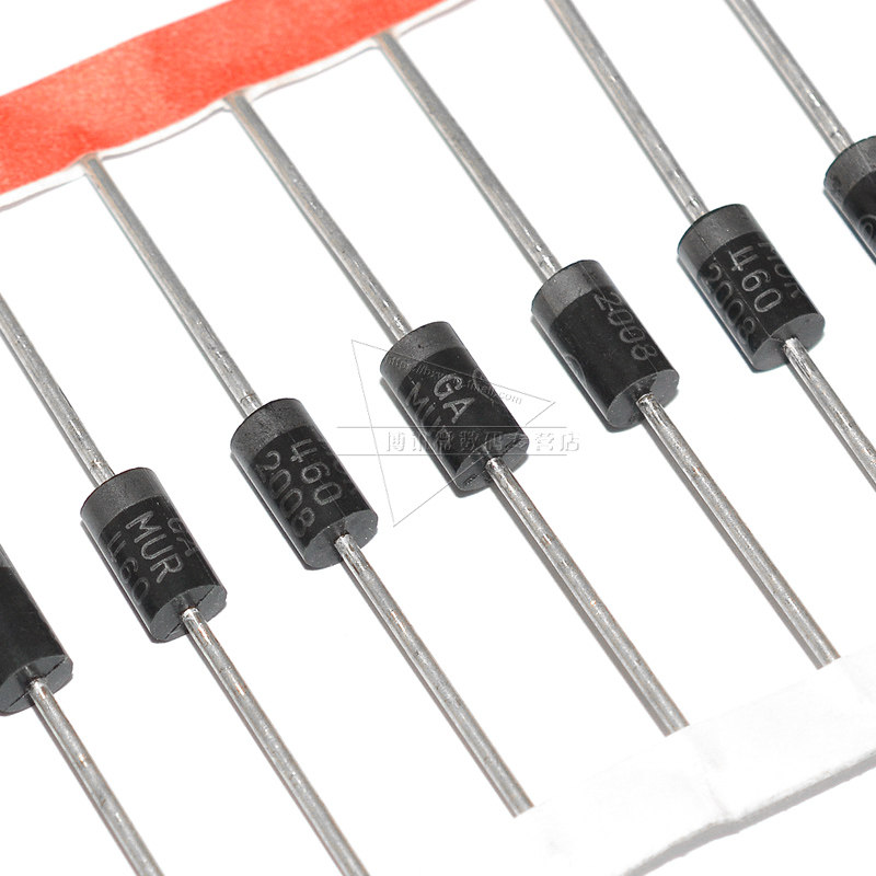 MUR420 MUR460快速快恢复二极管整流管 4A 200V 600V直插DO-201_虎窝淘