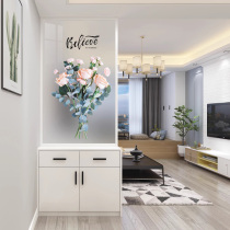 Living Room Glass Screen Partition Modern Entrance House Xuan Guan Cabinet Shoes Cabinet Integrated Storage Partition Cabinet Cabinet Door Hall Cabinet Cabinet