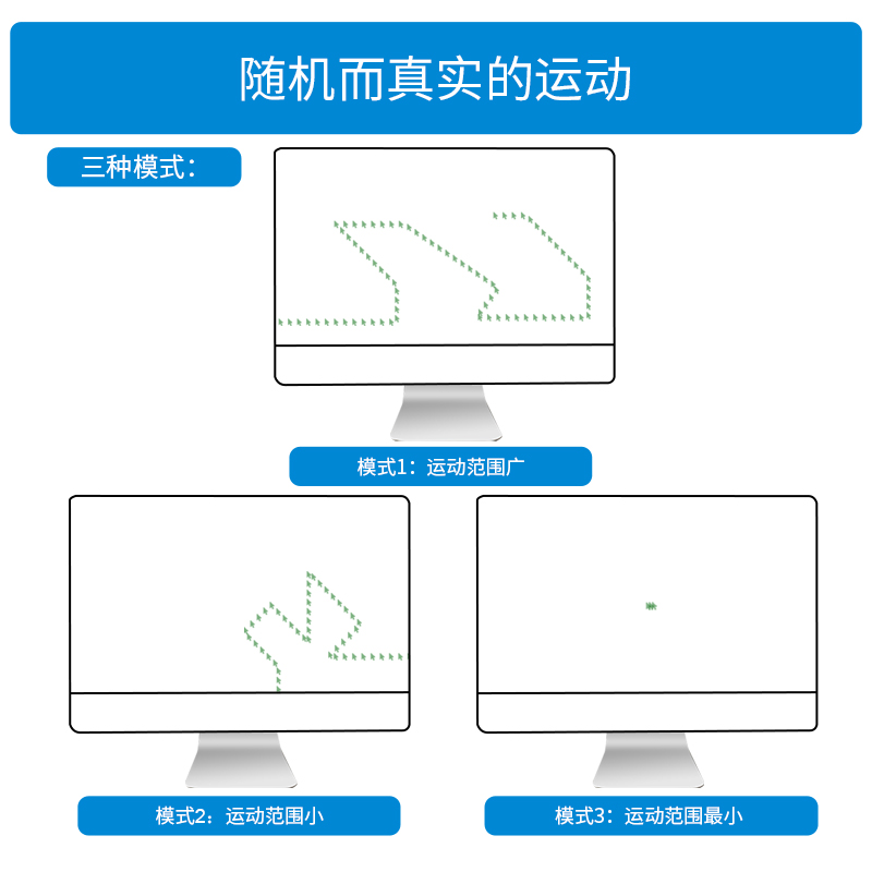 鹿为 虚拟鼠标防休眠自动移动滑鼠防止电脑锁屏迷你鼠标防休眠器 - 图2