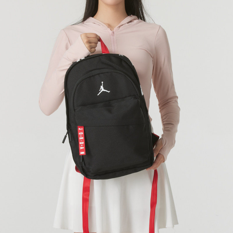 Lucky Leaf丨Nike Men's Bags Women's Bags Sports Bags Jordan Backpacks AJ Casual Computer Bags Student School Bags