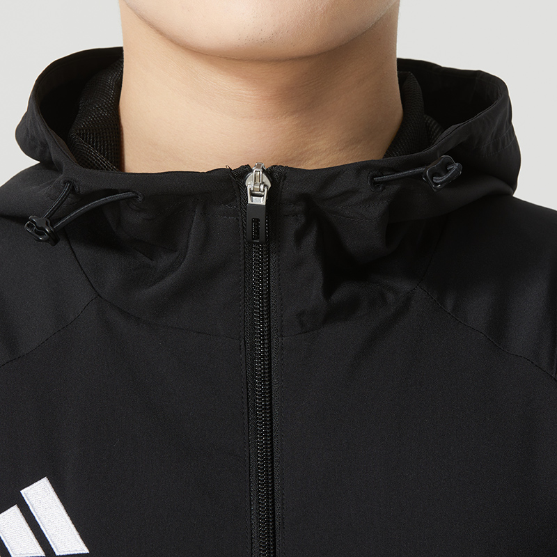 Adidas阿迪达斯外套男202新款秋季运动服跑步健身连帽夹克IM8806 - 图2