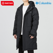 Colombian long-style down clothes mens clothing 2023 Winter new sportswear Gold point Thermal coat WE7142