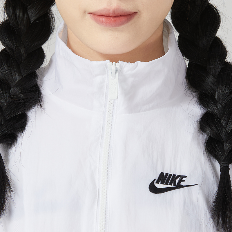 Nike耐克官方旗舰店女装透气夹克夏季防风立领休闲运动外套DM6186 - 图1