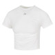 Lucky Leaf丨Blue Step ແຂນສັ້ນຂອງຜູ້ຍິງ 2026 Summer New Running Trainingwear Sportswear Short Slim T-shirt