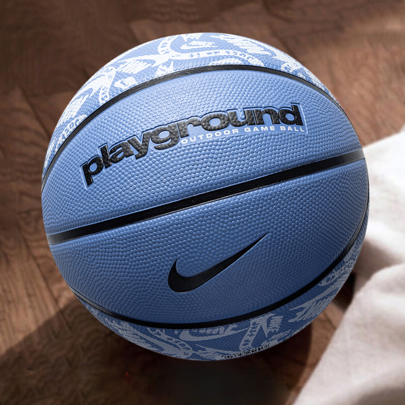 Nike耐克儿童篮球涂鸦款少儿小篮球室内外青少年比赛训练橡胶球 - 图1