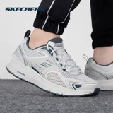 Skechers, мужская модная повседневная обувь для отдыха из сетки, дышащие беговые кроссовки, лето 2026 года