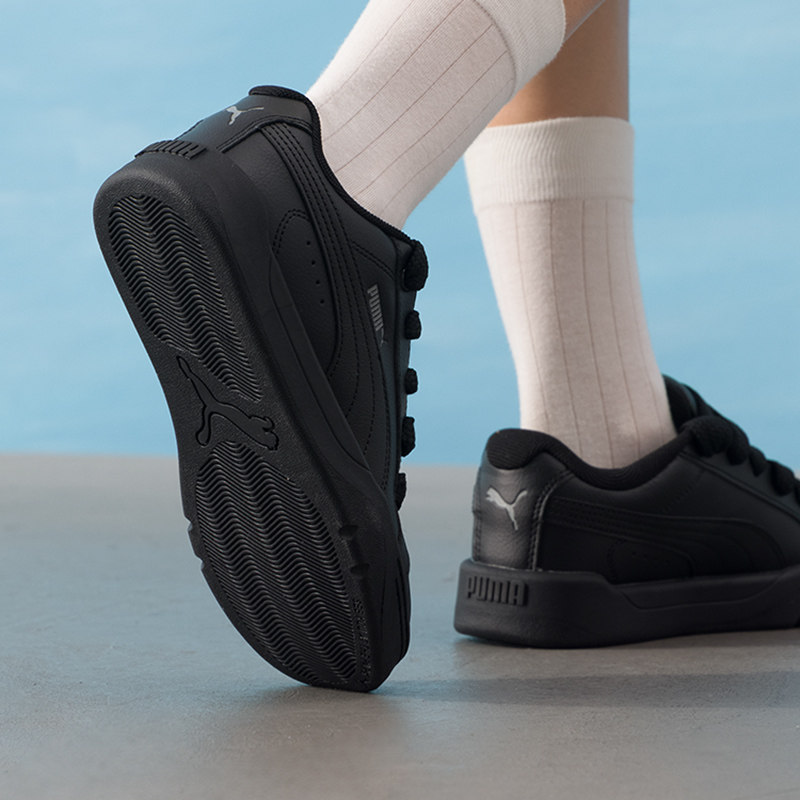 彪马板鞋男鞋女鞋2026春季皮面黑武士面包鞋情侣休闲运动鞋400496,淘宝优惠券,粉丝福利购,淘宝优惠卷