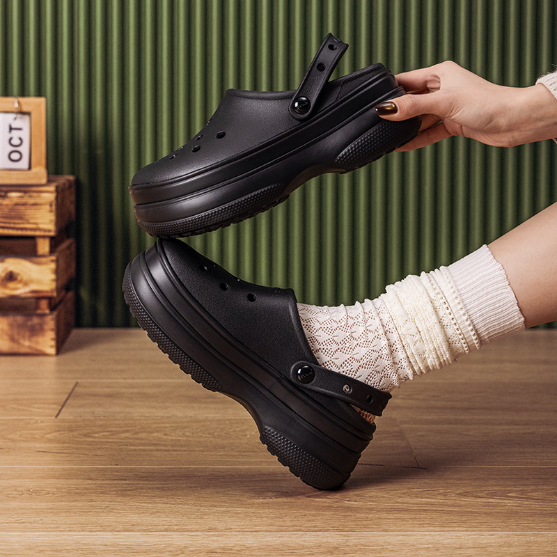 Crocs卡骆驰厚底凉鞋男鞋女鞋春季新款运动沙滩鞋洞洞鞋轻便拖鞋,淘宝优惠券,粉丝福利购,淘宝优惠卷