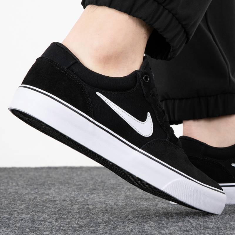 幸运叶子官方旗舰店Nike耐克官网旗舰男鞋2022春季新款黑色翻毛皮SB滑板鞋板鞋DM34932