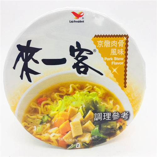 6碗包邮台湾统一来一客韩式泡菜肉燥菠菜鲜虾京炖川辣点心杯泡面 - 图1