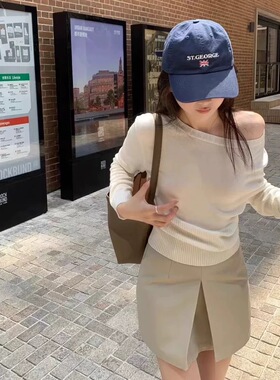 Brandybm rose朴彩英同款米子旗刺绣新款帽子BM美式复古鸭舌帽潮