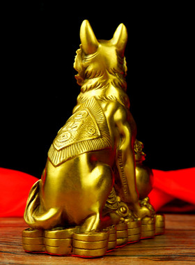 聚财摆件十二生肖镇宅西北角元宝