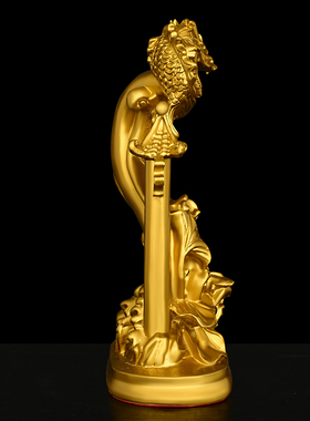 黄铜鱼跃龙门摆件年年有鱼