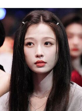 超闪圆形金属发扣女刘海夹发夹侧边前额发卡高级感水钻小抓夹头饰