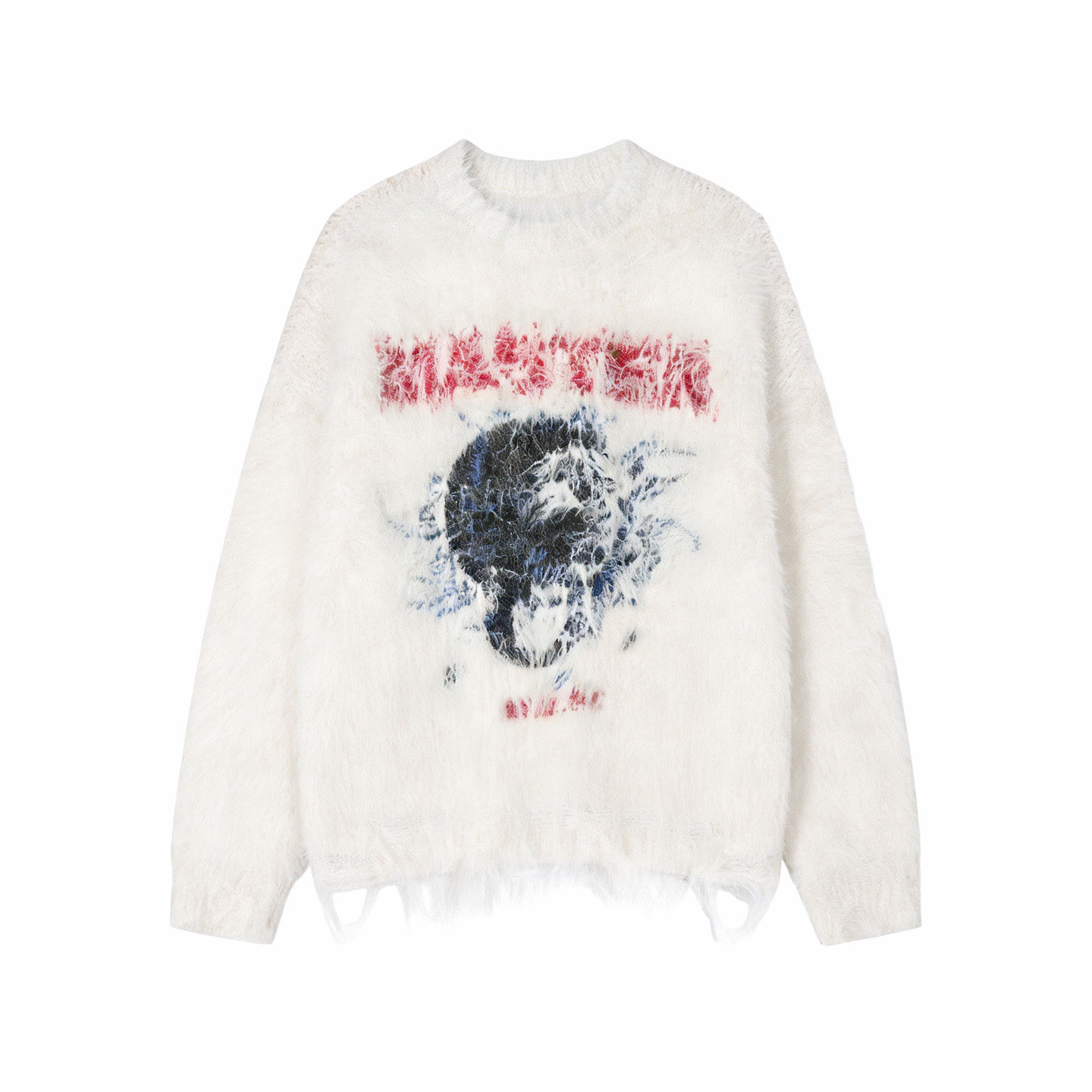 明星同款 INXX软糯慵懒圆领套头毛衣男女冬季宽松设计感针织衫,淘宝优惠券,粉丝福利购,淘宝优惠卷