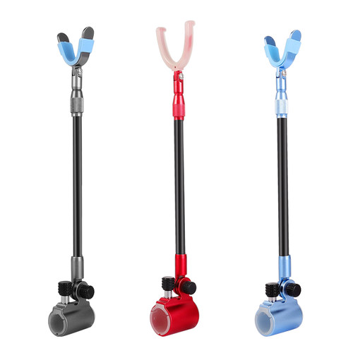 新款鱼竿支架通用后挂竿全金属防脱后挂天线竿挂大物支架杆炮台架 - 图3