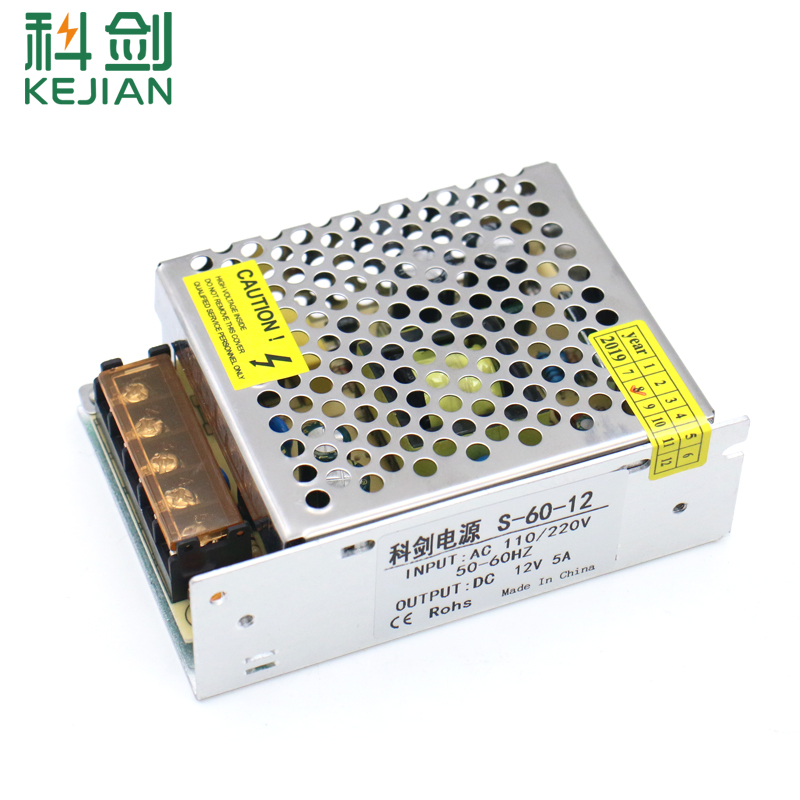 包邮24V2A开关电源S-50W-24直流DC12v5A 12V60W稳压器24V2A变压器-图2