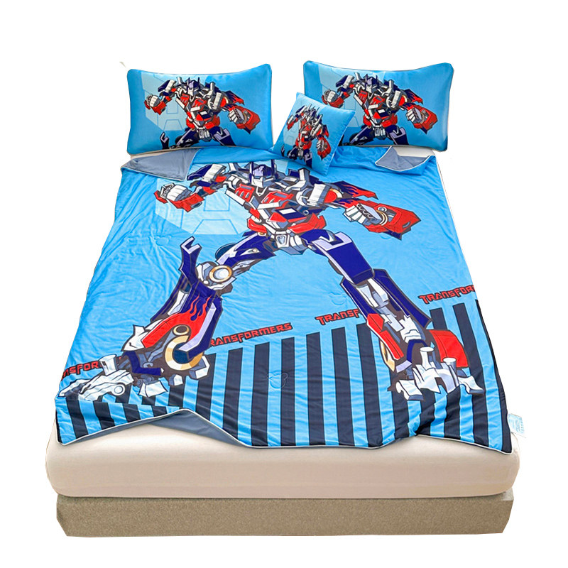 变形金刚冰丝夏被空调被夏凉被宿舍夏天被子薄卡通儿童男孩奥特曼,淘宝优惠券,粉丝福利购,淘宝优惠卷