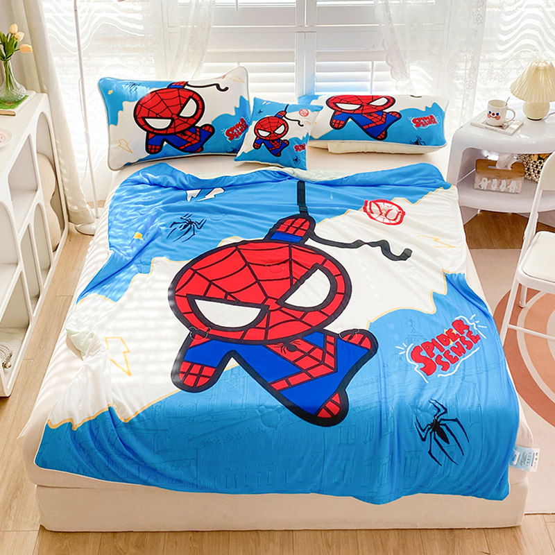 变形金刚冰丝夏被空调被夏凉被宿舍夏天被子薄卡通儿童男孩奥特曼,淘宝优惠券,粉丝福利购,淘宝优惠卷