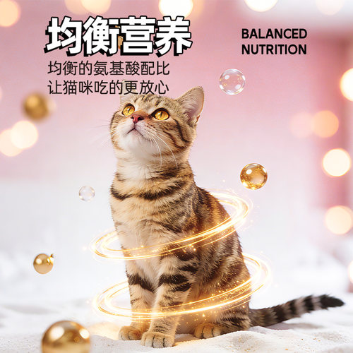 优趣三文鱼味猫粮成猫幼猫粮成年猫咪1.5kg赠后共6斤橘猫蓝猫英短 - 图2