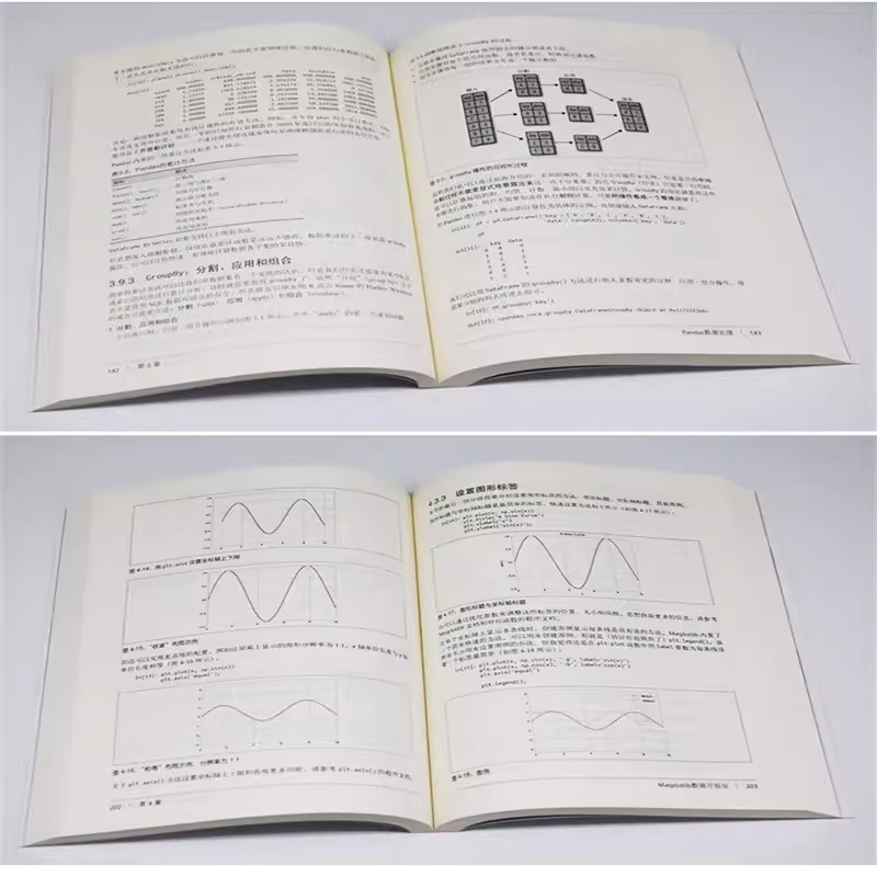 正版Python数据科学手册 人民邮电出版社 数据分析计算书籍 机器学习 NumPy数据存储 Matplotlib数据可视化实战教材教程书籍 - 图2