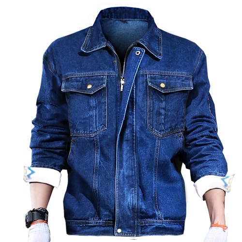 Униформа медсестры, демисезонный хлопковый джинсовый износостойкий комбинезон, увеличенная толщина, защита от ожогов, делается под заказ