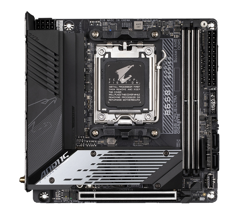 技嘉B650I AORUS ULTRA AM5台式机itx主板支持7800x3d 9950x cpu