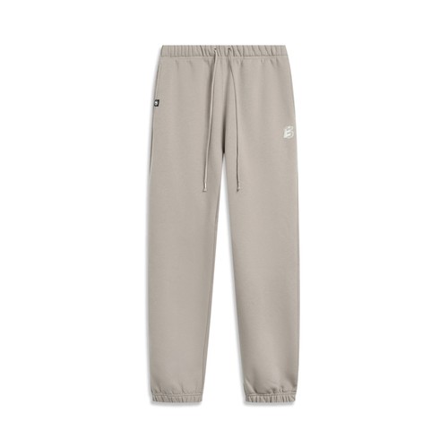 李宁卫裤男士2025冬季款保暖百搭加绒束脚宽松休闲运动裤AKLV779 - 图1