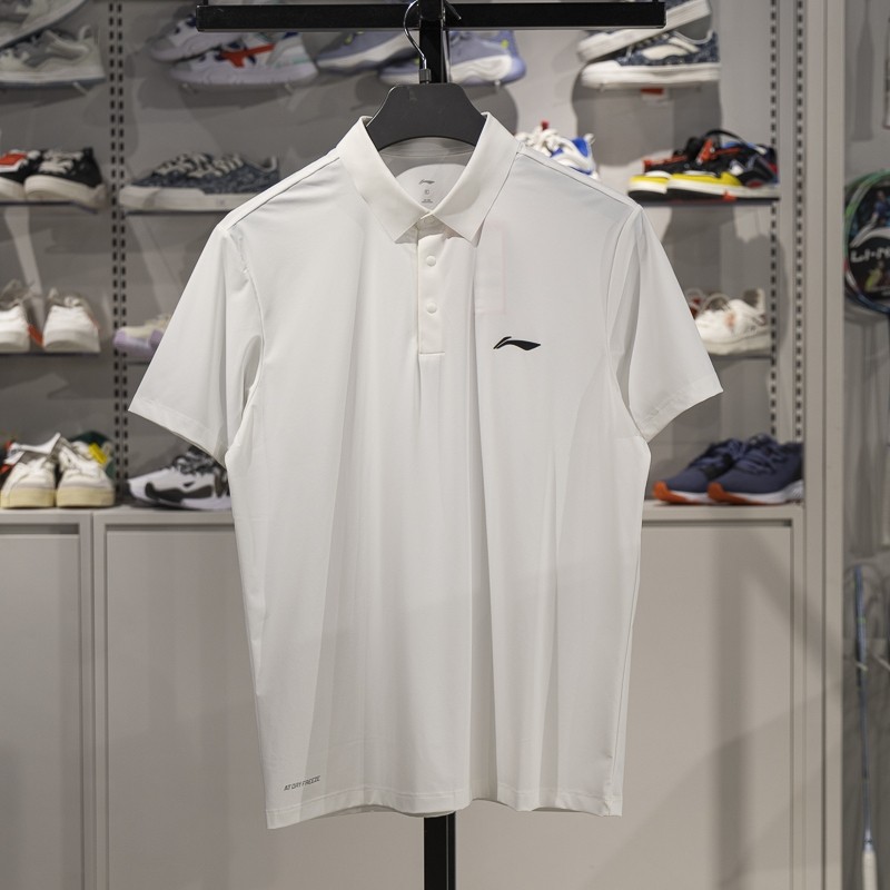 李宁短袖POLO衫男子2025夏季新款健身系列冰感舒适防晒T恤APLV039,淘宝优惠券,粉丝福利购,淘宝优惠卷