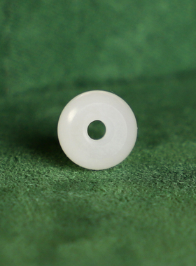 建廷新疆和田白玉散珠Y02哑光