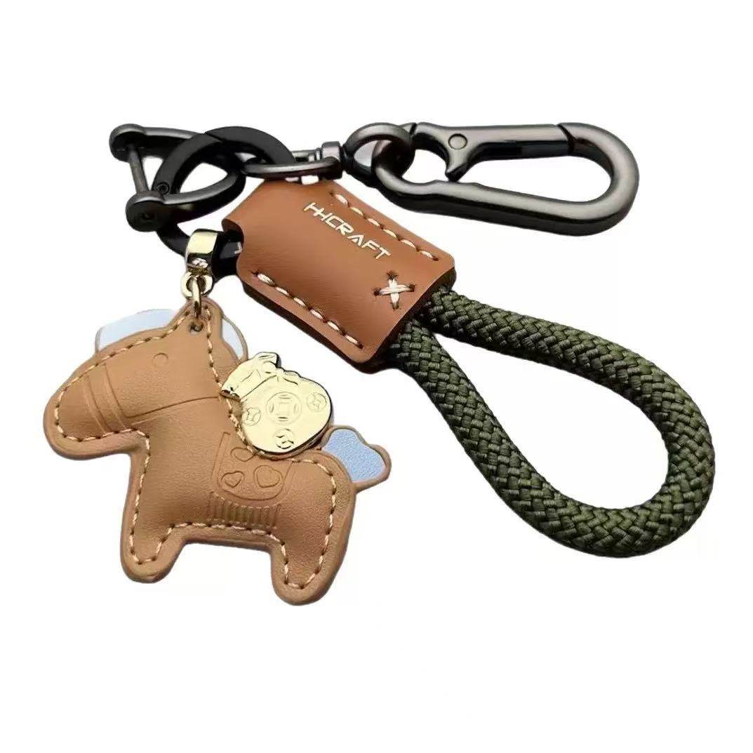 2026新款汽车钥匙扣马上有钱高档包挂饰精美男女手工皮绳钥匙链&4,淘宝优惠券,粉丝福利购,淘宝优惠卷