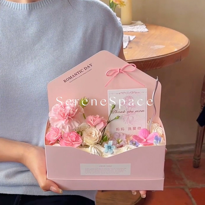 徐小包同款母亲节信封礼盒蛋糕装饰妈妈节鲜花康乃馨木质MOM插件,淘宝优惠券,粉丝福利购,淘宝优惠卷