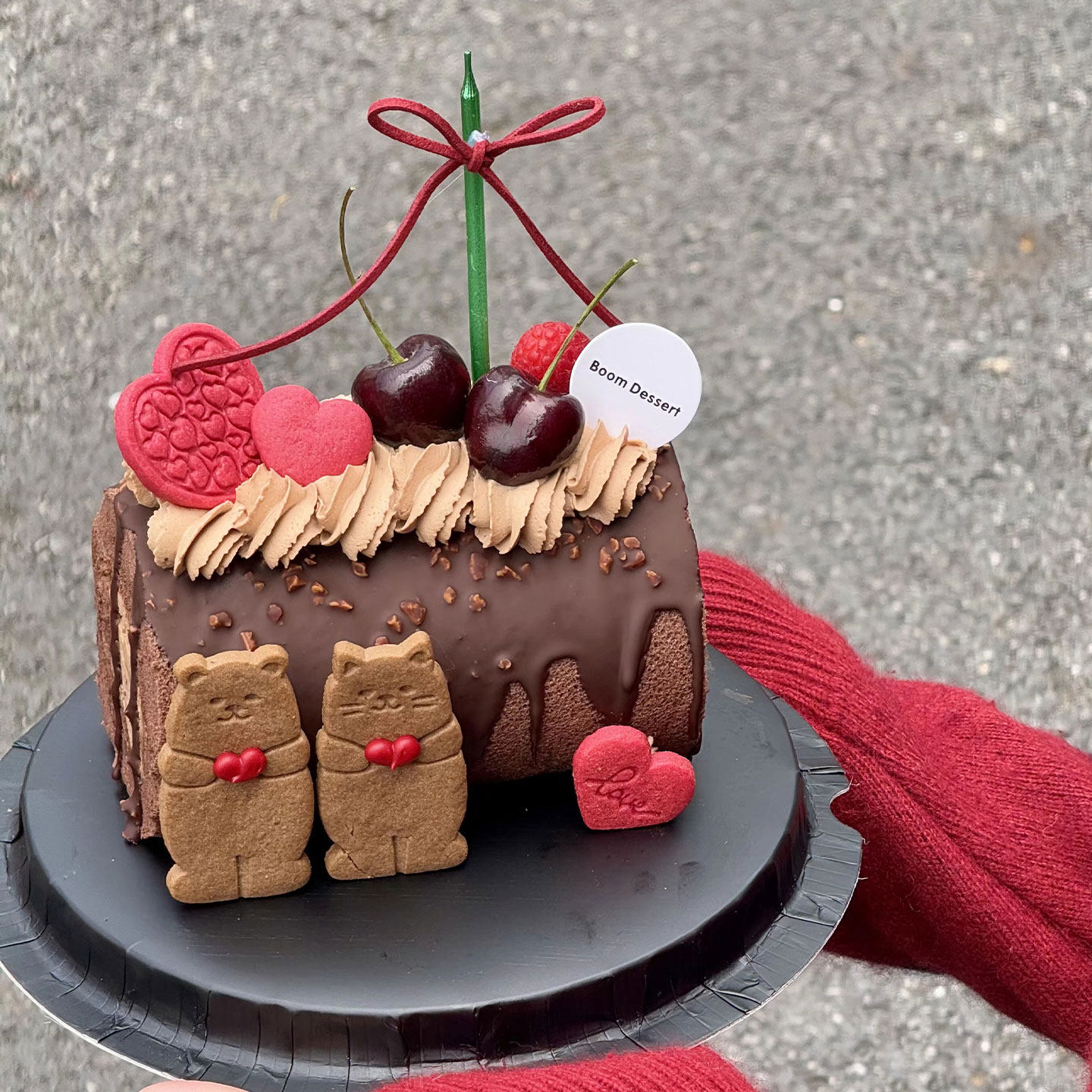 浪漫情人节熊兔饼干表白蛋糕装饰情侣纪念日铅笔蜡烛可爱烘培装饰,淘宝优惠券,粉丝福利购,淘宝优惠卷