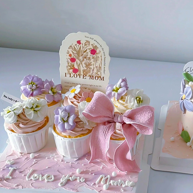 粉嫩5.11母亲节纸杯蛋糕装饰浪漫妈妈节印花卡欧式天使DIY泡泡纱,淘宝优惠券,粉丝福利购,淘宝优惠卷