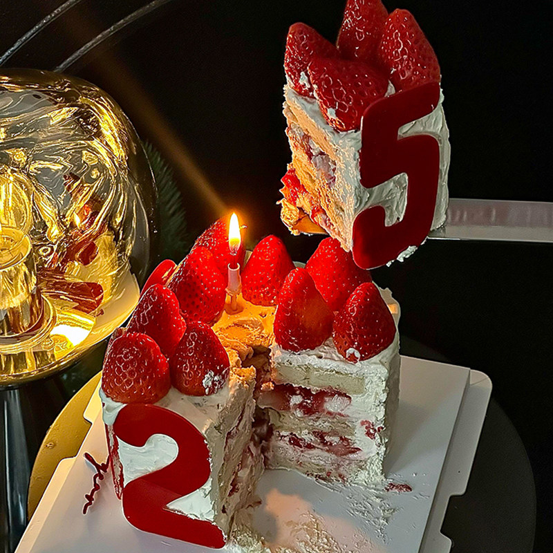 2025新年跨年元旦除夕仪式感数字曲线蜡烛蝴蝶结蛋糕装饰插牌摆件,淘宝优惠券,粉丝福利购,淘宝优惠卷