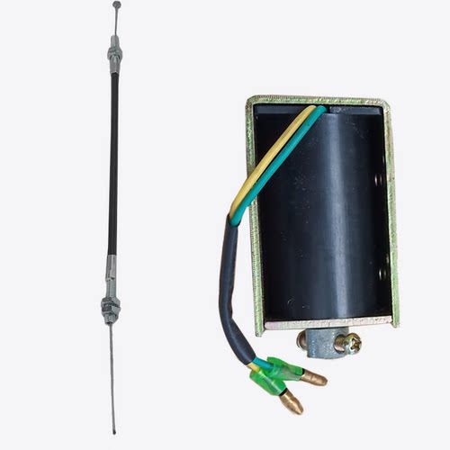 风冷柴油机 发电机配件 5kw 6.5kw8千瓦 7kw熄火电磁铁 熄火线 - 图1