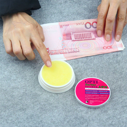 德国奥匹替OPTI进口点钞蜡银行点钞练习比赛数钞润指蜡会计点钞油 - 图2