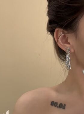 【异域风情】高级感小众民族风粉钻裙摆耳环度假风耳饰女耳钉