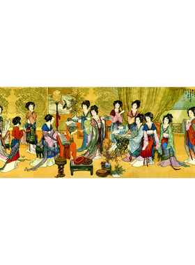金陵十二钗白描底稿华三川