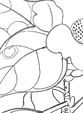 初学者工笔画白描底稿陈洪绶小品