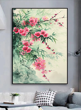 山城画艺实木简约温馨数字油画