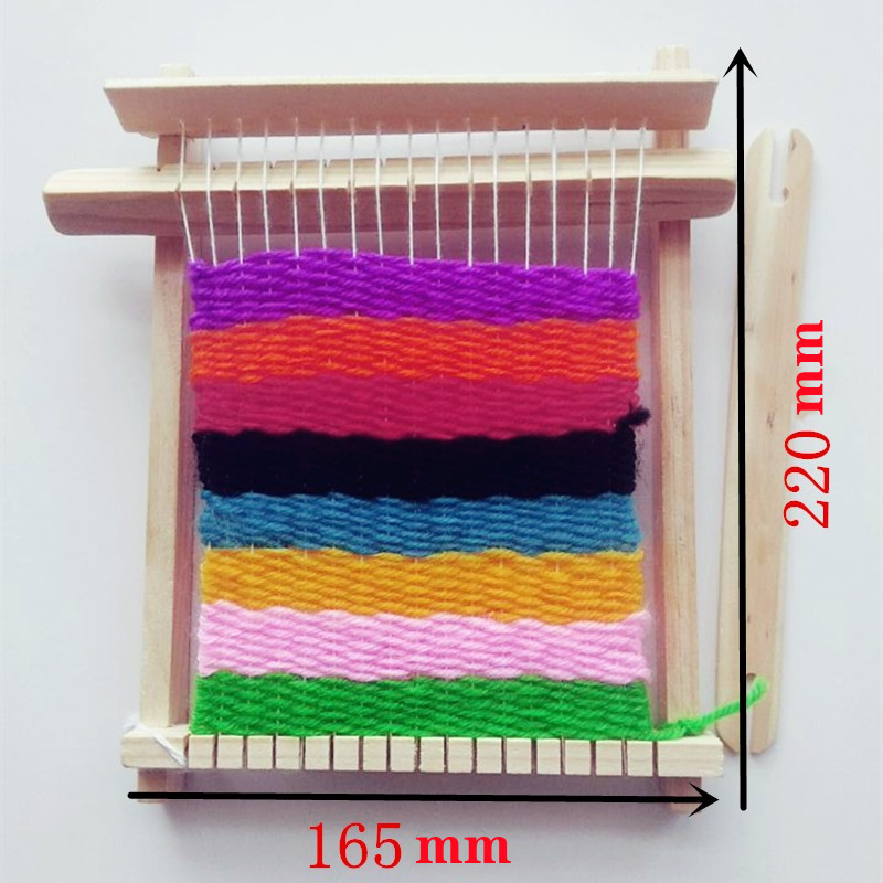 儿童自制织布机手工科学实验材料幼儿园区角小制作益智玩教具发明